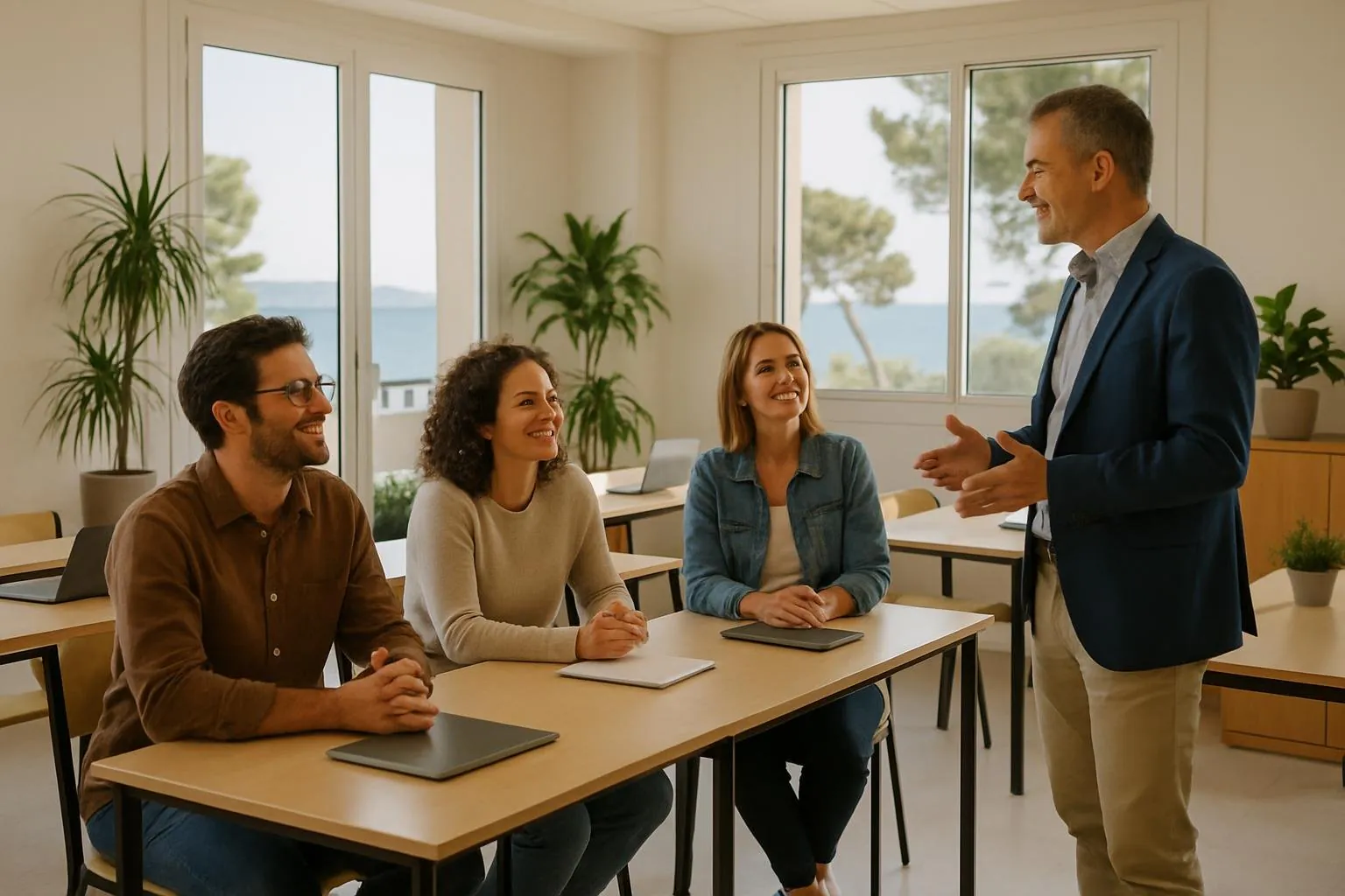 Un centre de formation à taille humaine, au cœur du Golfe de Saint‑Tropez